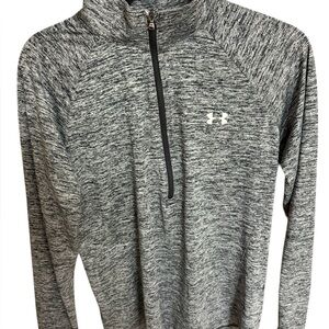 Under Armour Women’s Heather Gray Quarter-Zip Performance Sweater